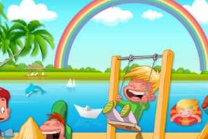 孩子们夏日拼图