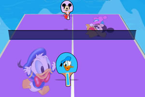 唐老鸭打乒乓球