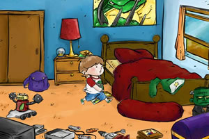 寻找机器人玩具