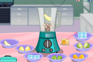 草莓奇异果双层沙冰