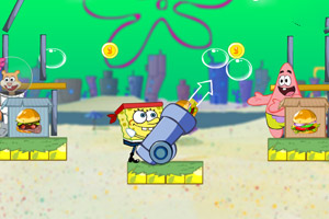 海绵宝宝发汉堡