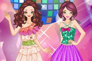 华丽的跳舞女孩