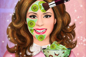 给维奥莱塔化妆