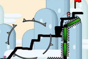 线条上的马里奥