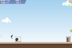 火柴人屋顶跑酷