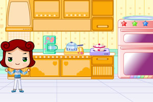 大头妹布置厨房