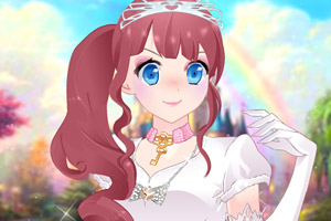 美丽的漫画公主