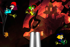 万圣节射击巫婆