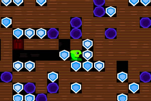 小绿怪收集宝石