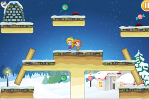 冰雪女王找糖果选关版