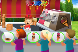 小婴儿冰淇淋店