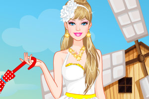 芭比公主夏日装扮