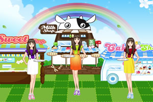 牛奶蛋糕甜品店