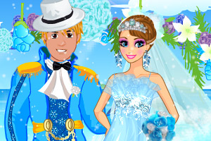 安娜和王子的雪山婚礼