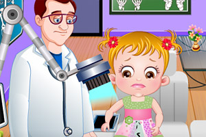 可爱宝贝骨折了