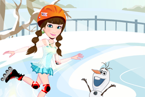 冰雪女王溜冰