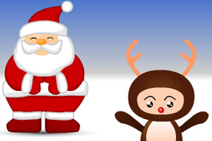 圣诞老人学跳舞