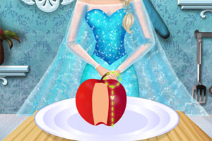 艾尔莎做苹果派