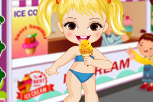 爱吃冰淇淋的宝贝