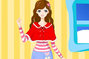 圣诞节时尚女孩