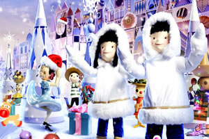 圣诞节孩童找数字