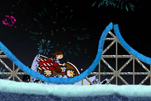 新年火箭过山车