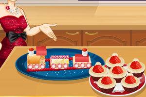 莎拉做圣诞美食