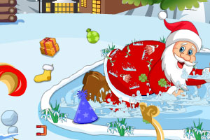 受伤的圣诞老人