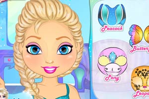 艾尔莎面部彩绘