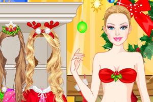 芭比圣诞节装扮