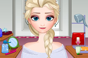 艾尔莎婚礼前美容