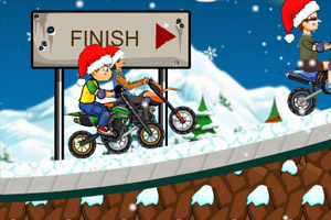 雪地竞技摩托