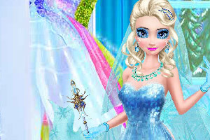 艾莎的时尚礼服