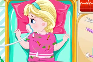 宝贝艾莎背部手术