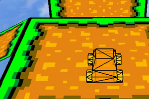 3D四驱车高空行驶