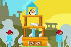 砸死愤怒的小鸟选关版