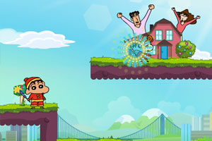 蜡笔小新兄妹过新年