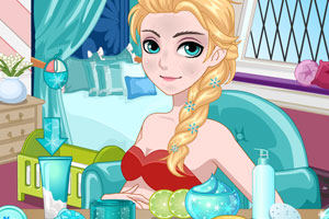 艾尔莎公主怀孕装扮