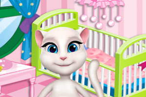 安吉拉布置婴儿房