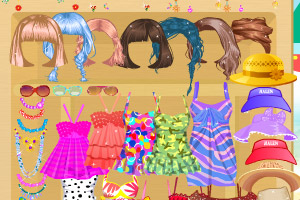 海伦宝贝的沙滩装