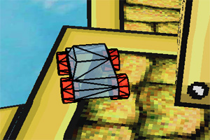 3D木盒小车黄色版