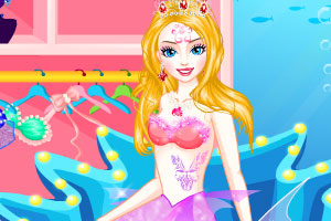 美人鱼公主去美容