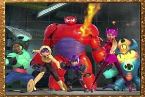 超能陆战队拼图