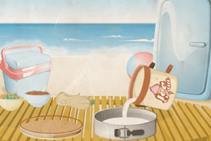 海边冰淇淋蛋糕