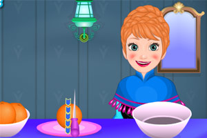 冰雪公主做果汁