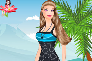 海滩的芭比