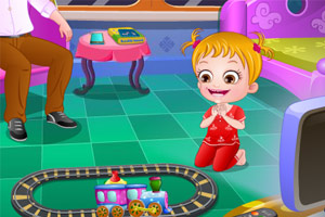 可爱宝贝过父亲节