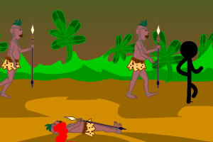 火柴人大战野人