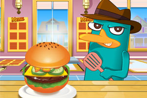 泰瑞制作美国汉堡