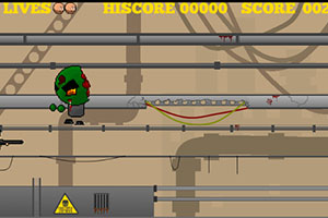 大叔也来打僵尸